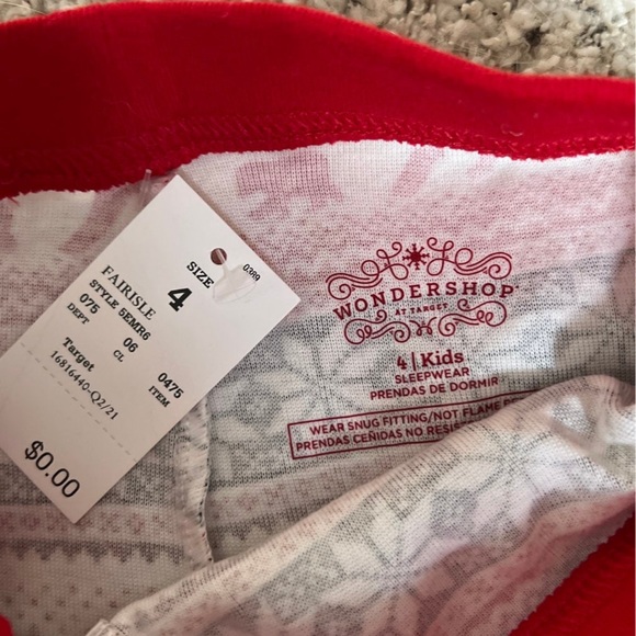 Wondershop Holiday Fair Isle Pajama Set - Picture 6 of 7